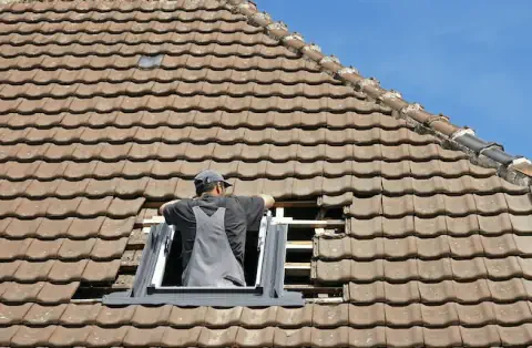 Pose de velux - Ollé